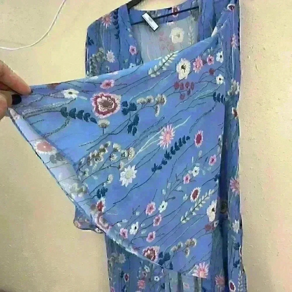 HILRY RADLEY for katherine barclay kimono bell sleeve M AC1 - Picture 5 of 7